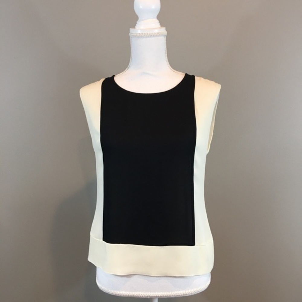 J. Crew Sleeveless Color Block Top